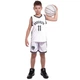 Форма баскетбольная детская NBA клуб Brooklyn Nets 11 3578 (полиэстер, размер 2XL, белый-черный) - изображение 5