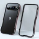 Металлический бампер Protective Frame для Google Pixel 9 Pro Black-red - изображение 4