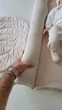 Кокон з крилами Chickabiddy, гніздечко для новонароджених, 90х52 см, бежевий 100% бавовна, позиціонер для малюка - зображення 8
