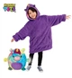 Детский плед с рукавами и капюшоном Huggle Pets Hoodie RD-07 140см Фиолетовый - изображение 2