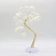 Декоративный ночник дерево настольный светильник розы Decorative Led h20in N3 золотистый с теплым светом от USB или 3AA - изображение 3