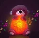 Успокаивающая мягкая игрушка-обнимашка выдра ночник для сна с функцией дыхания и подсветки Розовая - изображение 4