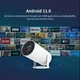 Проектор MAGCUBIC HY300 4K Android 11 HD BT5.0 Dual Wi-Fi + пульт, домашній кінотеатр - зображення 5