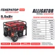 Генератор Alligator бензиновый 5,5кВт (ном 5,0кВт) с электростартером PG6500E + Power Bank Brevia 20000 mAh - изображение 5