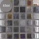 Мозаика АкваМо коричневая,перламутровая PWPL25515 Dark Chocolate 31.7х31.7 стеклянная для ванны, душевой за 1 - изображение 1