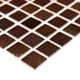 Мозаика АкваМо коричневая,нескользящая PW25208 Anti Brown 31.7х31.7 стеклянная для ванны, душевой,бассейна за - изображение 5