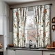 Короткі штори з пташками для кухні Adagio Windows Decor у розмірах 1,4 х1,7м -2шт, Занавіски - фіранки з підхватами - изображение 1