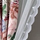 Короткі яскраві квіткові штори Гортензія з тюлем для кухні Adagio Windows Decor для карнизу 1,5-2м, Занавіски - фіранки з підхватами - изображение 3