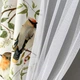 Короткі штори з пташками з білим тюлем для кухні Adagio Windows Decor для карнизу 1,5-2м, Занавіски - фіранки з підхватами - изображение 3