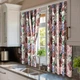 Короткі яскраві квіткові штори Гортензія для кухні Adagio Windows Decor у розмірах 1,4 х1,7м -2шт, Занавіски - фіранки з підхватами - изображение 1