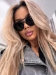 Солнцезащитные очки No Brand авиатор Casual черные с прозрачным - изображение 2
