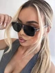 Солнцезащитные очки No Brand авиатор Casual черные с прозрачным - изображение 3