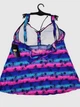 Купальник большой размер танкини Sisianna 318001-11 синий-малиновый 4XL - изображение 5