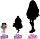 Кукла Барби Экстра мини минис брюнетка в радужном платье Barbie Extra Mini Minis Doll HPJ09 - изображение 2