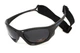 Очки поляризационные BluWater Hydro Polarized (dark gray) Anti-Fog, черные линзы в черной оправе - изображение 1