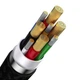 Кабель Baseus Flash Series Ⅱ Two-for-three Charging Cable U+C to M+L+C 100W 1.2m Black (CASS030101) - изображение 7