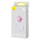 Кабель Baseus Bright Mirror 2 Series Retractable 3-in-1 Fast Charging Data Cable Type-C to M+L+C 100W 1.1m Purple (CAMJ010205) - зображення 7