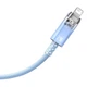 Кабель Baseus Explorer Series Fast Charging Cable with Smart Temperature Control USB to iP 2.4A 1m Blue (CATS010003) - изображение 2