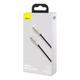 Кабель Baseus Cafule Series Metal Data Cable Type-C to iP PD 20W 0.25m Black (CATLJK-01) - изображение 6
