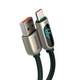 Кабель Baseus Display Fast Charging Data Cable USB to Type-C 66W 2m Green (CASX020106) - изображение 4