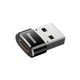 Адаптер Baseus USB Male To Type-C Female Adapter Converter Black (CAAOTG-01) - зображення 3