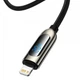 Кабель Baseus Display Fast Charging Data Cable Type-C to IP 20W 1m Black (CATLSK-01) - изображение 2