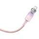 Кабель Baseus Explorer Series Fast Charging Cable with Smart Temperature Control Type-C to iP 20W 1m Pink (CATS010204) - изображение 2