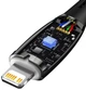 Кабель Baseus Glimmer Series Fast Charging Data Cable Type-C to Lightning 20W 1m Black (CADH000001) - изображение 2