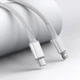 Кабель Baseus High Density Braided Fast Charging Data Cable Type-C to iP PD 20W 2m White (CATLGD-A02) - изображение 8