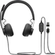 Дротова стерео гарнітура Logitech Zone Wired USB + Type-C (981-000870) чорна - зображення 3