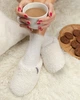 Тапочки домашние тедди закрытые Белый Maybel 38-39 (3468_3) - изображение 1