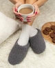 Тапочки домашние тедди закрытые Графит Maybel 38-39 (3463_3) - изображение 1