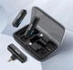 Петличний мікрофон (2 шт.) BOYALINK (Type-C + Lightning+TRS 3,5 mm) Black з зарядним кейсом для iPhone/ Android/відеокамери jack 3,5 мм професійний (50021) - зображення 10