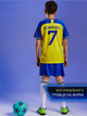 Форма футбольна дитяча Ronaldo (Роналдо) Al-Nasr «Аль-Наср» 2025, р.28 рост- 150-155, жовта - изображение 2