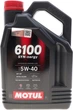 Моторное масло Motul 5W40 Syn-nergy 6100 (API SP) (ACEA A3/B4) 4 л (112962) - изображение 1