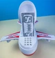 Електронна скарбничка сейф з кодовим замком та відбитком пальця літак Aircraft 6688-33 червоний (D-2019091969) - зображення 4