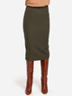Spódnica ołówkowa damska Stylove S171 S Khaki (5903068443671) - obraz 1