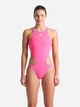 Купальник слитный женский Arena One Next Swimsuit 007916-908 42 Рожевый (3468337392545) - изображение 1