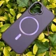 Шкіряний чохол SnapCase with MagSafe для Apple iPhone 16 (6.1") Dark Purple - зображення 4