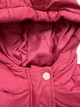 Куртка Threadgirls TGGD05901 демісезонна єврозима подовжена з капюшоном бордова 86-92 см - зображення 4
