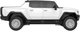 Машинка Rastar Hummer EV 1:26 Белый (4540091) - изображение 3
