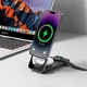 Бездротова зарядка Mcdodo Magnetic Wireless Charger 3 в 1 25W Black - зображення 7