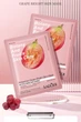 Набор фруктовых масок для лица Sadoer Facial Mask 10шт*25мл - изображение 7