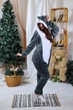 Пижама кигуруми My Kigu Женская Теплая Аниме Kawaii Хомяк Каваи Хомячек Серый размер L 165-175 см (112041) - изображение 6