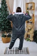 Пижама кигуруми My Kigu Женская Теплая Аниме Kawaii Хомяк Каваи Хомячек Серый размер L 165-175 см (112041) - изображение 9