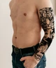 Временное водостойкое тату рукав TATTOOSHKA "Величественный тигр" TQB-213-2 - изображение 3