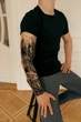 Временный водостойкий тату-рукав TATTOOSHKA "Лес" TQB-226 - изображение 4