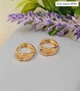 Серьги кольца "Звена", диаметр 1,3см, Xuping 18К - изображение 3