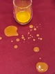 Водоотталкивающая Скатерть "Бордовый однотон" 180х180 см - изображение 3