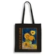 Екошопер BookOpt BK4096 Van Gogh Six Sunflowers чорний - изображение 2